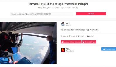 Cách tải video TikTok không có logo, watermark hình mờ miễn phí