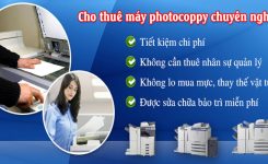 Cho thuê máy photocopy tại Long Biên thủ tục trong 30 phút