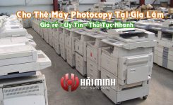 Cho thuê máy photocopy tại Gia Lâm không cần đặt cọc