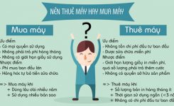 So sánh ưu và nhược điểm giữa mua và thuê máy photocopy