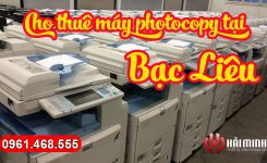 Cho thuê máy photocopy giá rẻ tại tỉnh Bạc Liêu